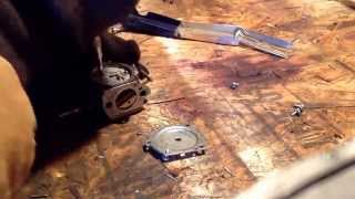 How to disassemble a walbro HDB carburetor [upl. by Honeywell]