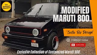 ModifiedCustomized Maruti 800 collection [upl. by Nauwaj]