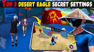 Secret Desert Eagle Headshot Trick amp Setting 100 Working 😱 After Update  New Headshot Setting [upl. by Nanette]