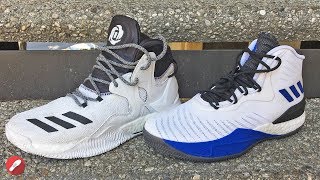 Adidas D Rose 7 amp D Rose 8 Comparison [upl. by Innob]