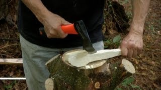 Carving a Spoon Using an Axe  Paul Sellers [upl. by Haet716]