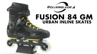 Rollerblade Fusion 84 GM Urban 2014 Inline Skates Review [upl. by Nnaeilsel]