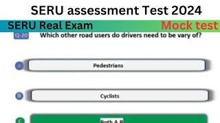 SERU Test TFL  SERU Real mock test 2024  SERU multiple choice questions PCO4YOU [upl. by Waylan]