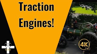 Steam Traction Engines through the village [upl. by Nonnaehr]