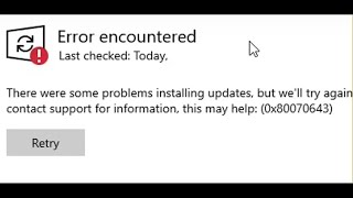 Fix Update KB5034441 Not Installing Error 0x80070643 On Windows 10 [upl. by Ahsemrak]