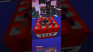 Goofy tnt cannon 🧨 gooftwins mccisland minecraft tnt [upl. by Icart]