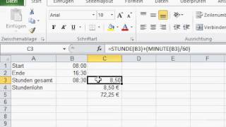 Rico Rebhan präsentiert Excel 2010  Lohnabrechnung erstellen [upl. by Anina]