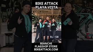 Bianchi Flagship Store  Bike Attack Playa Vista [upl. by Avad]