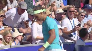 Rafael Nadal  Hot Shot  Nordea Open  Båstad  20240719 [upl. by Annazus]