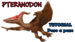 ✅ COMO HACER UN DINOSAURIO PTERANODON DE PLASTILINA ✅ MI MUNDO DE PLASTILINA  MY CLAY WORLD [upl. by Einhapets]