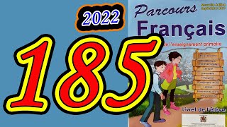 parcours français 6ème année primaire 2021 page 185 [upl. by Metzgar]