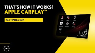 Multimedia Navi  Insignia  Apple CarPlay™  Thats How It Works  Opel Infotainment [upl. by Adlitam]