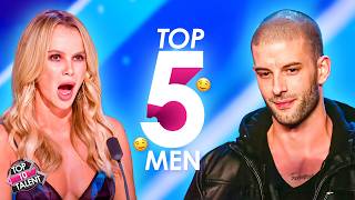 Top 5 Most Handsome Men On Britains Got Talent [upl. by Kcirdez]