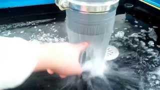 Water bubble vacuuming Plasma cutting  No metal fume fever [upl. by Ettevahs192]