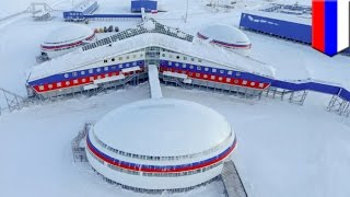 Russia Arctic military base Arctic Trefoil military base strengthens strategic ambitions TomoNews [upl. by Riccio]