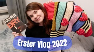 Gemütlicher Erster Vlog 2022  Bücher Häkeln und Sportklamotten [upl. by Alphard720]