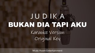 Judika  Bukan Dia Tapi Aku Karaoke Songs With Lyrics  Original Key [upl. by Amaral]