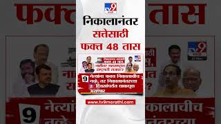 निकालानंतर सत्तेसाठी फक्त 48 तास  Vidhan Sabha Election 2024  Mahayuti  MVA  Devendra Fadnavis [upl. by Haneen]