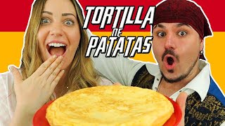 Cocinando TORTILLA DE PATATAS ft LA COCINA DEL PIRATA 🇪🇸 ¿Con o sin cebolla  GLADYS SEARA [upl. by Oakleil991]