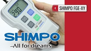 SHIMPO FGEXY Digital Force Gauge product video presentation [upl. by Karel]