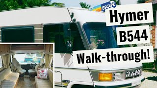 Best Motorhomes For Wild Camping 1991 Hymer B544 Tour WalkThrough [upl. by Aldrich919]