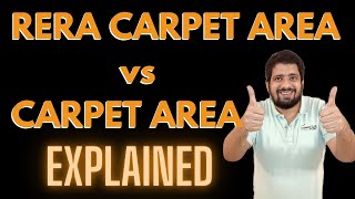 RERA Carpet Area vs Actual Carpet Area  Calculation Measurement amp Formula [upl. by Ynatsyd943]