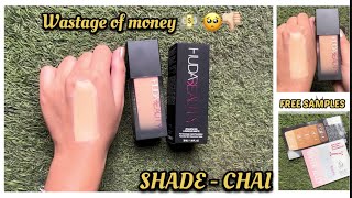 Huda Beauty Fauxfilter Luminous Foundation REVIEW  huda beauty foundation chai shade  CHAI [upl. by Devan]