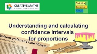 Understanding and calculating confidence intervals for population proportions  statistics help [upl. by Anas]