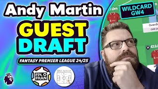 FPL GW1 GUEST DRAFT ft ANDY MARTIN WILDCARD 4  Fantasy Premier League 202425 [upl. by Ahsiemac447]