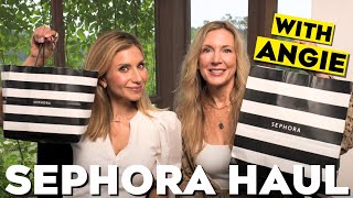 MASSIVE Sephora Haul and Get Ready with Angie Hot amp Flashy What we love what we didnt [upl. by Adnowal]