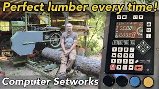 Micron PRO sawmill Setworks make perfect cuts every time [upl. by Roee720]