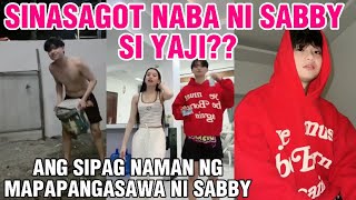 YAJI TINATAWAG NA MAPAPANGASAWA NI SABBY😍😍KINIKILIG SI YAJI sabbyandsophia sabby yabby yaji [upl. by Inverson]