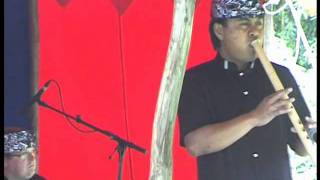 CiaaatttCircular Breathing Balinese flute 2011 Wereld Feest Bokrijk [upl. by Anoek]