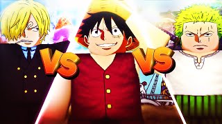 I Hosted A ONE PIECE TOURNAMENT For LUFFY vs ZORO vs SANJI On Bloxfruits Part 1 [upl. by Esorlatsyrc]