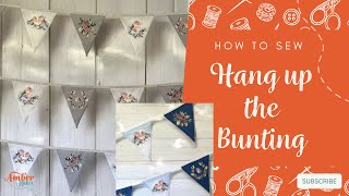 Amber Makes Sewing Tutorial  How to Sew Hang up the Bunting [upl. by Akisey]