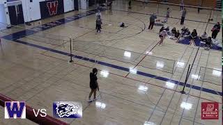 West Aurora High School Badminton vs Oswego East 4324 [upl. by Anjanette]