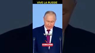 Discours Vladimir Poutine Président de la Russie PoutineRussieDiscoursShortsVideoShorts [upl. by Cheung45]