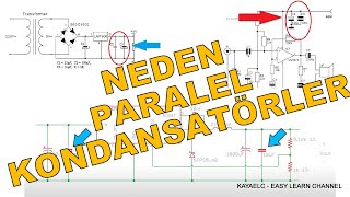 Elektronikte Neden Tek Bir Büyük Kondansatör Yerine Birden Fazla Paralel Kondansatör Kullanılır [upl. by Ephram]