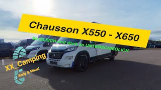 ⭐️ Schockverliebt Chausson X650 amp Chausson X550 der einzige direkte Vergleich  Van oder Wohmobil [upl. by Edurtreg543]