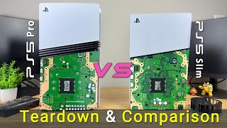 PS5 Pro Teardown and Comparison with PlayStation 5 Slim [upl. by Prem567]