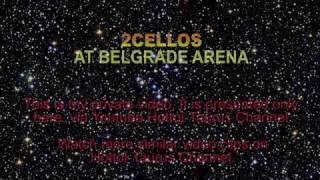 2CELLOS at Belgrade Arena  part 1 [upl. by Nnomae]