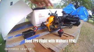 FPV Drone Flying Walkera F210 Flight Sep 2022  Malaysia [upl. by Tuorah955]