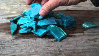 Gem Silica Chrysocolla Inspiration Mine Arizona USA GSVTK  5 [upl. by Gunthar628]