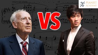 Pollini Vs Liu Interpreting Chopin Op 27 No 1 [upl. by Lourdes]