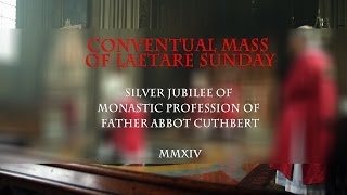 Conventual Mass Of Laetare Sunday [upl. by Tnert]