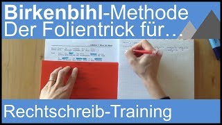 BirkenbihlMethode  Gehirngerechtes RechtschreibTraining [upl. by Anyak]