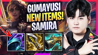 GUMAYUSI TRIES SAMIRA WITH NEW ITEMS  T1 Gumayusi Plays Samira ADC vs Ezreal  Season 2024 [upl. by Assiram]