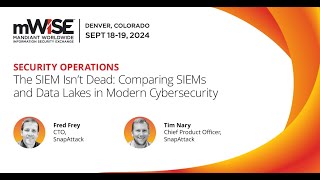 The SIEM Isnt Dead Comparing SIEMs and Data Lakes in Modern Cybersecurity [upl. by Nedaj627]