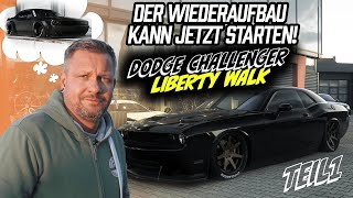 Der Wiederaufbau kann starten Dodge Challenger Libertywalk 30✖ Top Secret Tuning [upl. by Hulen]