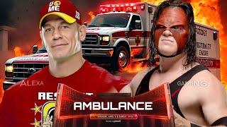 WWE 2K24  Ambulance Match  Kane VS John Cena  WWE [upl. by Alletsirhc889]